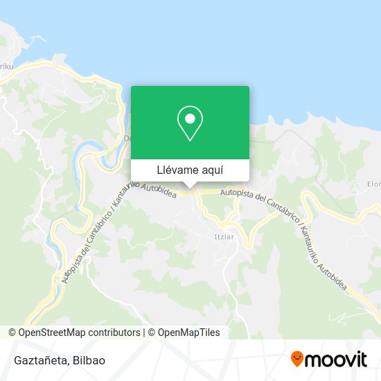 Mapa Gaztañeta