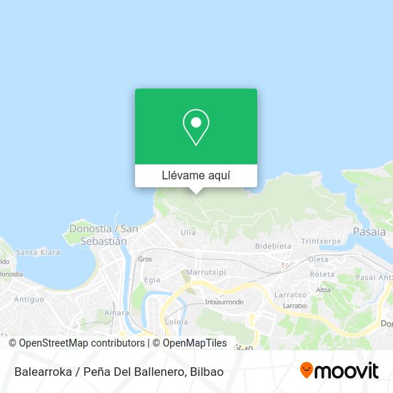 Mapa Balearroka / Peña Del Ballenero