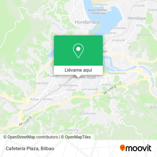 Mapa Cafetería Plaza