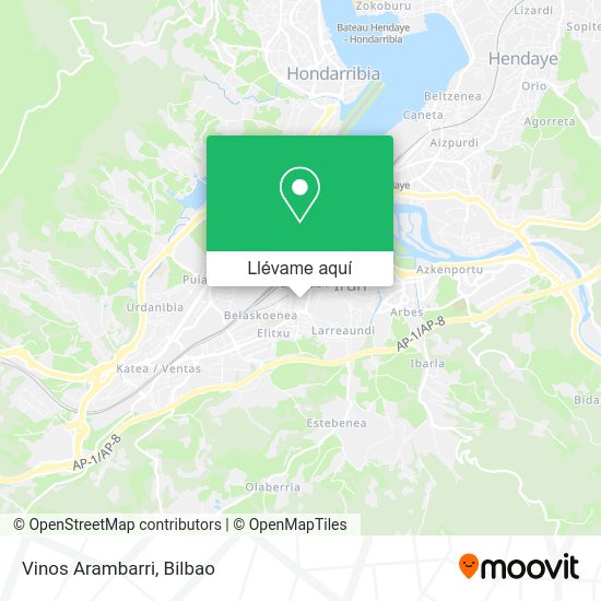 Mapa Vinos Arambarri
