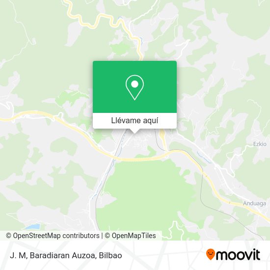 Mapa J. M, Baradiaran Auzoa
