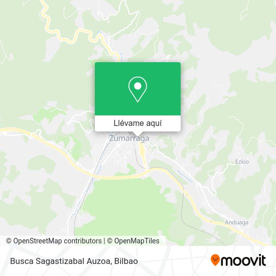 Mapa Busca Sagastizabal Auzoa
