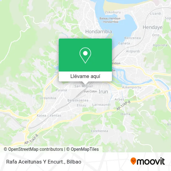 Mapa Rafa Aceitunas Y Encurt.