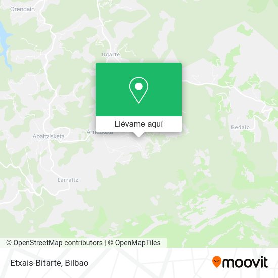 Mapa Etxais-Bitarte