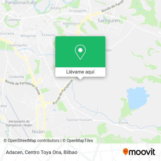 Mapa Adacen, Centro Toya Ona