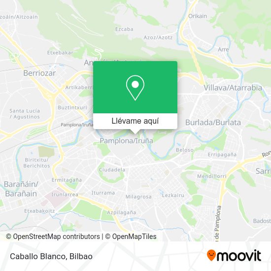 Mapa Caballo Blanco
