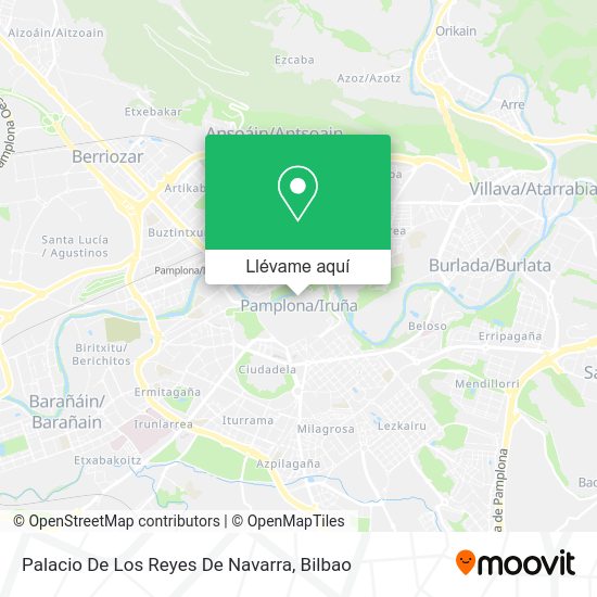Mapa Palacio De Los Reyes De Navarra