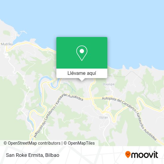 Mapa San Roke Ermita