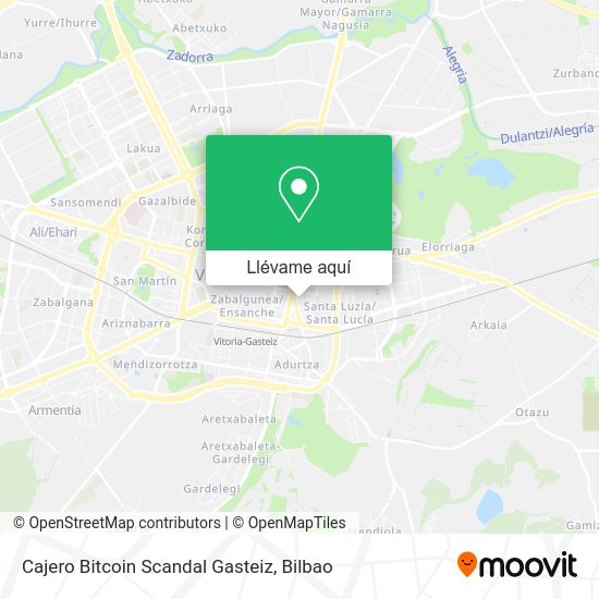 Mapa Cajero Bitcoin Scandal Gasteiz