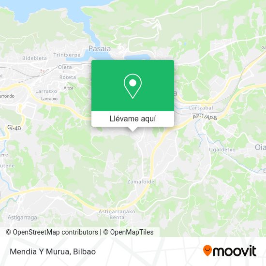 Mapa Mendia Y Murua