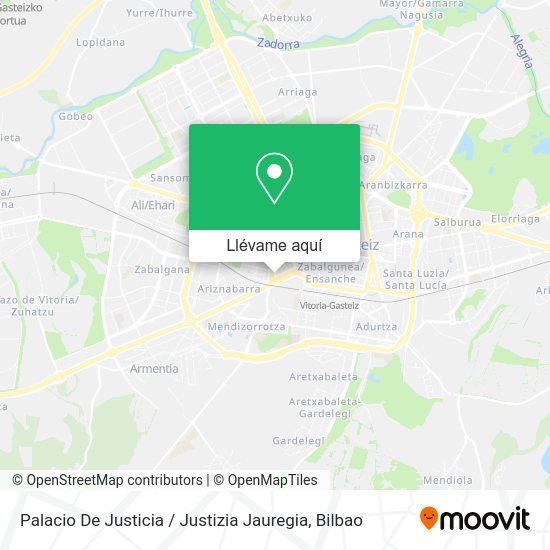 Mapa Palacio De Justicia / Justizia Jauregia