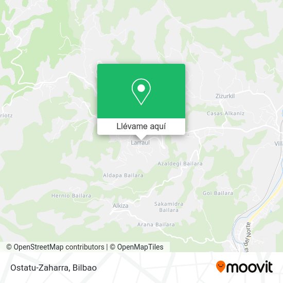 Mapa Ostatu-Zaharra