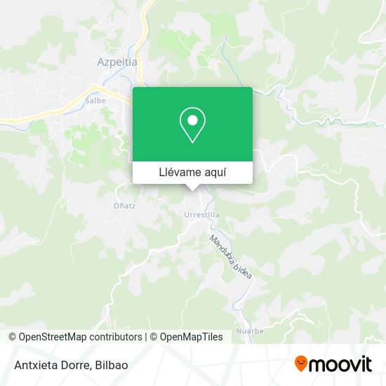 Mapa Antxieta Dorre