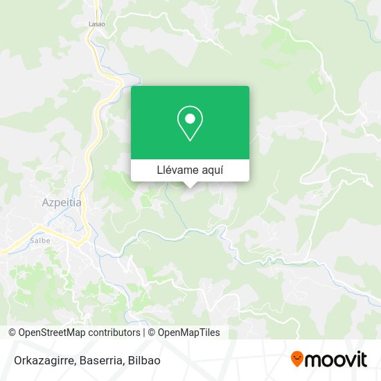 Mapa Orkazagirre, Baserria