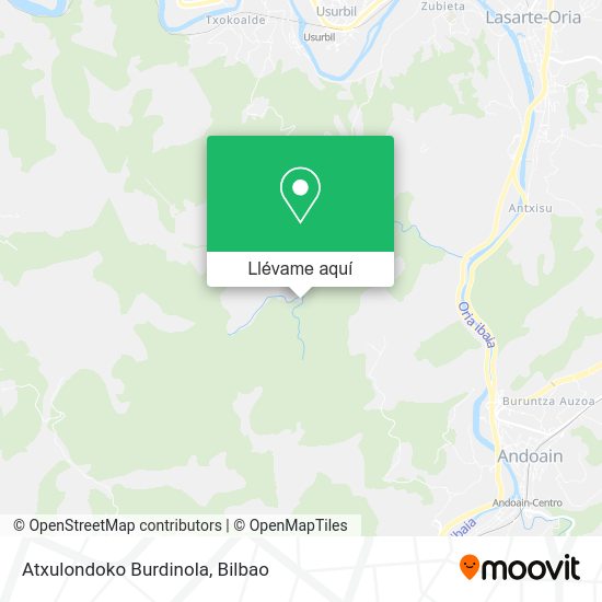 Mapa Atxulondoko Burdinola