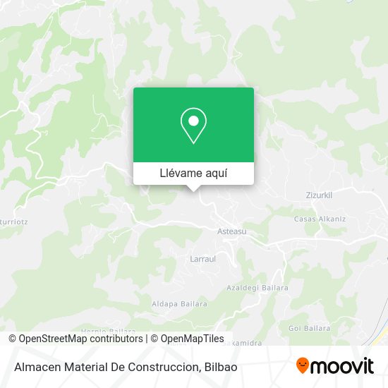 Mapa Almacen Material De Construccion