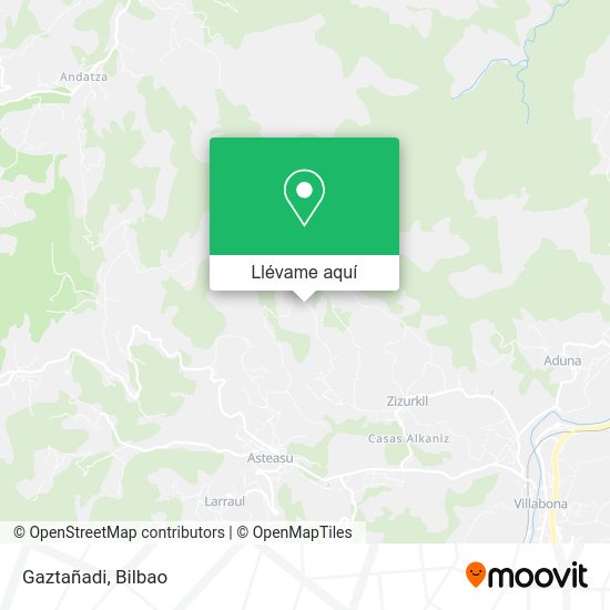 Mapa Gaztañadi