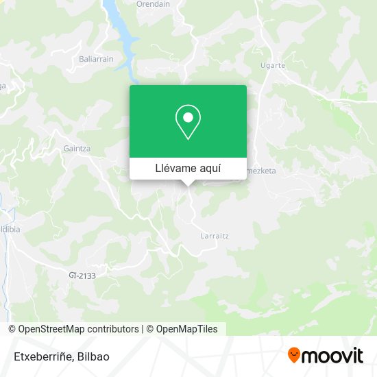 Mapa Etxeberriñe