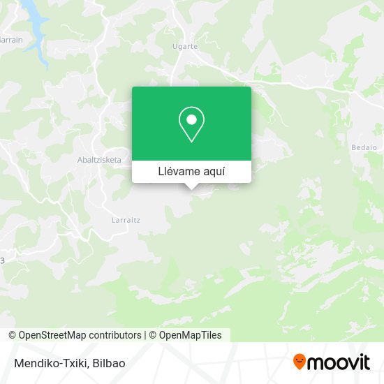 Mapa Mendiko-Txiki