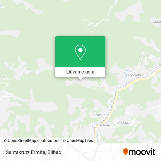 Mapa Santakrutz Ermita