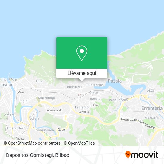 Mapa Depositos Gomistegi