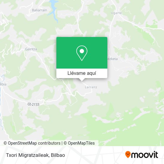 Mapa Txori Migratzaileak