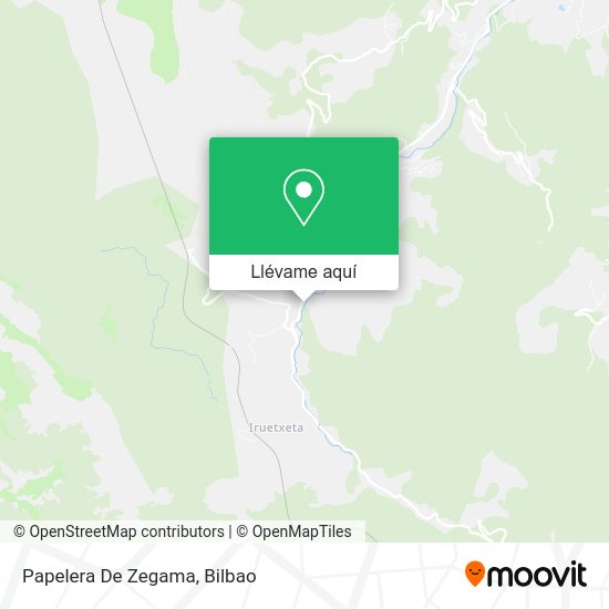 Mapa Papelera De Zegama