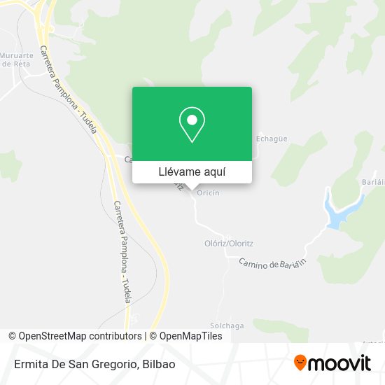 Mapa Ermita De San Gregorio