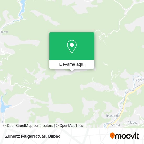 Mapa Zuhaitz Mugarratuak