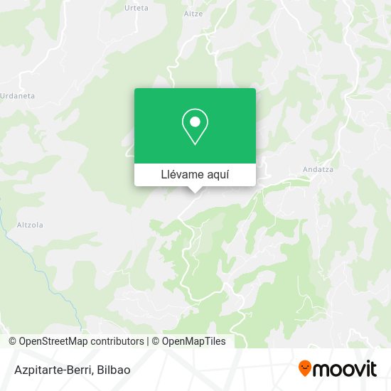 Mapa Azpitarte-Berri