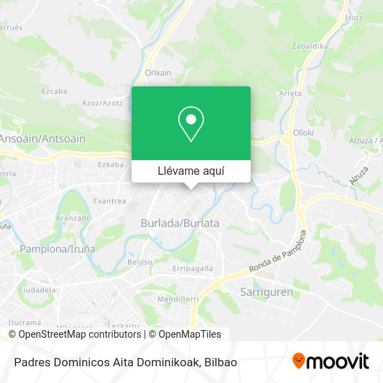 Mapa Padres Dominicos Aita Dominikoak