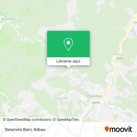Mapa Belarreta Berri