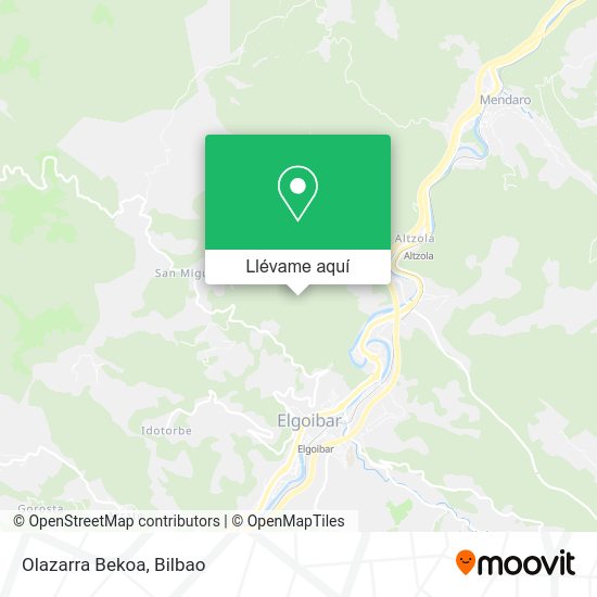 Mapa Olazarra Bekoa