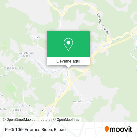 Mapa Pr-Gi 106- Erromes Bidea