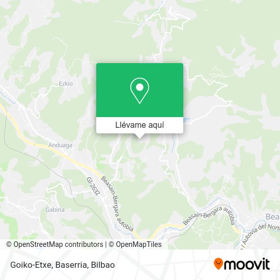 Mapa Goiko-Etxe, Baserria