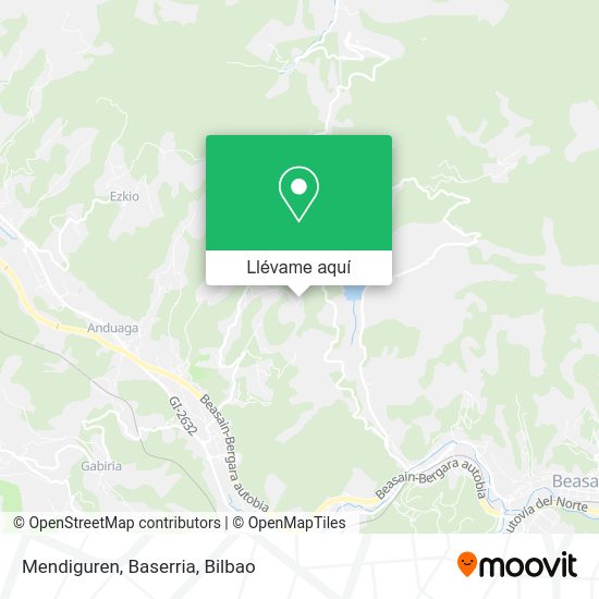 Mapa Mendiguren, Baserria