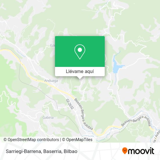 Mapa Sarriegi-Barrena, Baserria