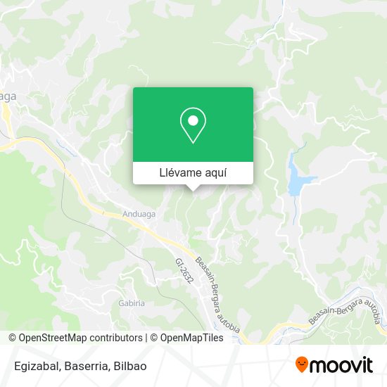 Mapa Egizabal, Baserria