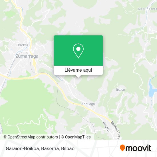 Mapa Garaion-Goikoa, Baserria