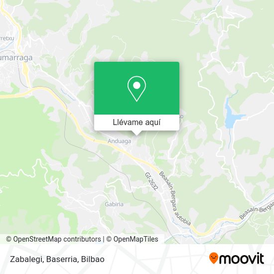 Mapa Zabalegi, Baserria