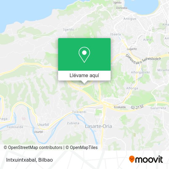 Mapa Intxuintxabal