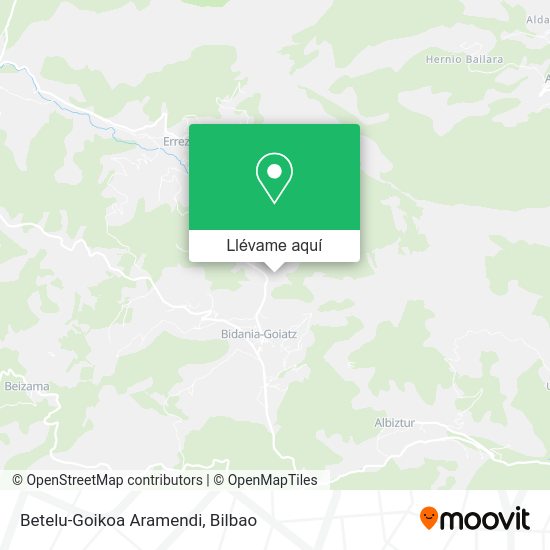 Mapa Betelu-Goikoa Aramendi