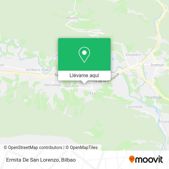 Mapa Ermita De San Lorenzo