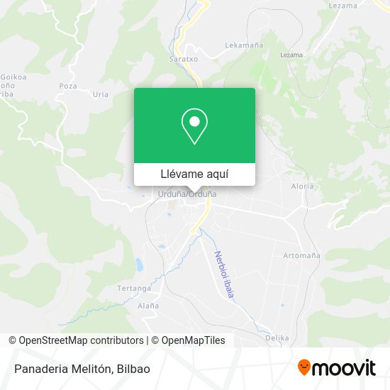 Mapa Panaderia Melitón