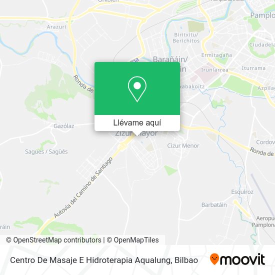 Mapa Centro De Masaje E Hidroterapia Aqualung