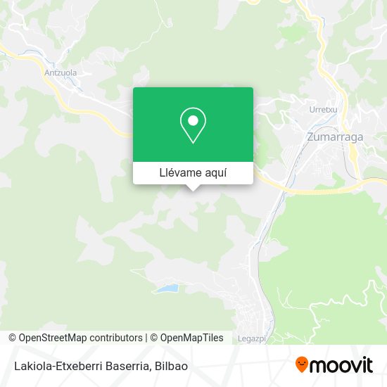 Mapa Lakiola-Etxeberri Baserria