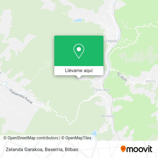 Mapa Zelanda Garakoa, Baserria