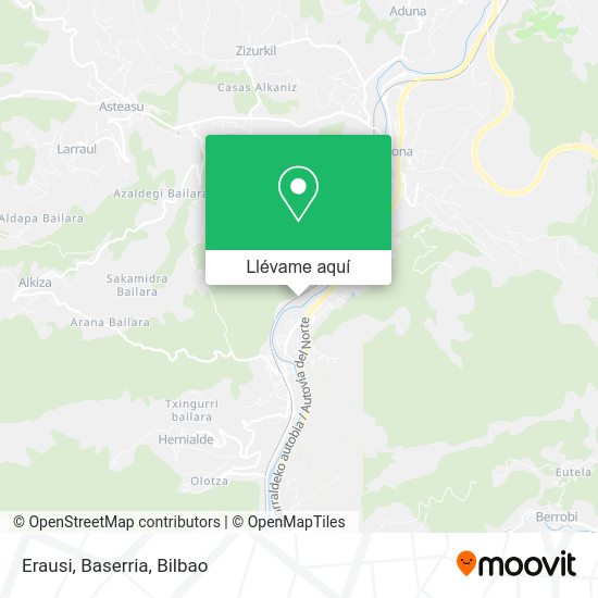 Mapa Erausi, Baserria