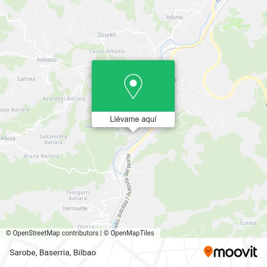 Mapa Sarobe, Baserria