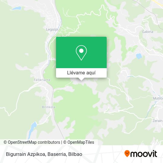 Mapa Bigurrain Azpikoa, Baserria